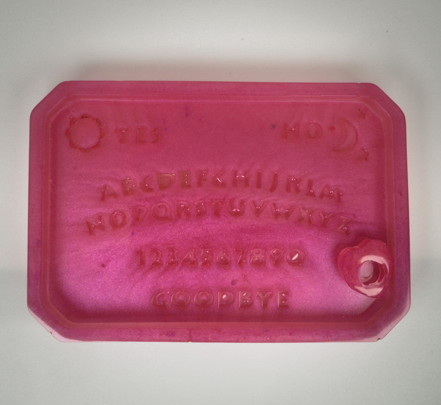 Firey Pink Mini Ouija Board